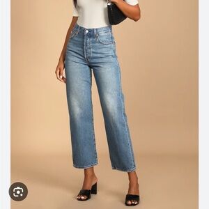 Levi’s Rib Cage Medium Blue At The Ready Wash